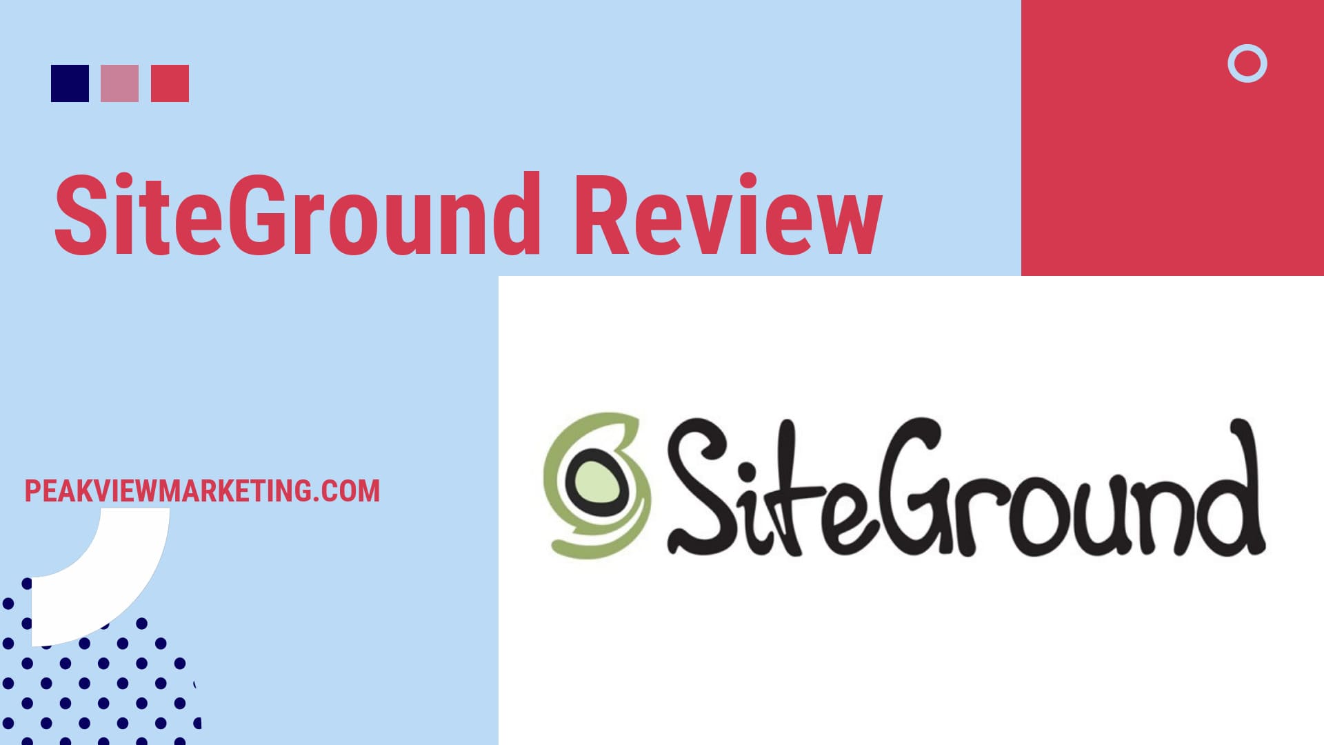 Siteground Review Image