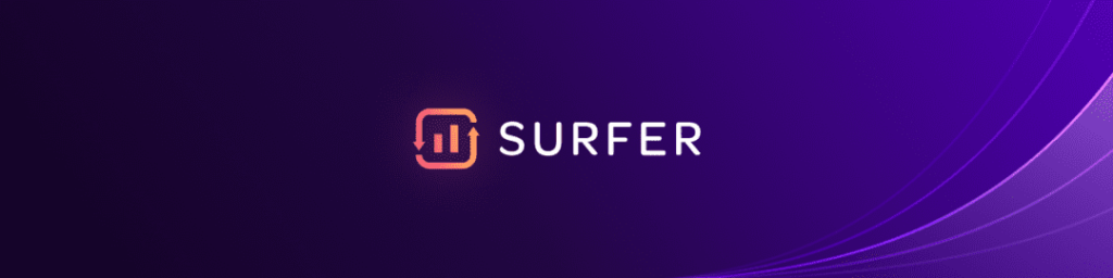 Surfer SEO Surfer Banner