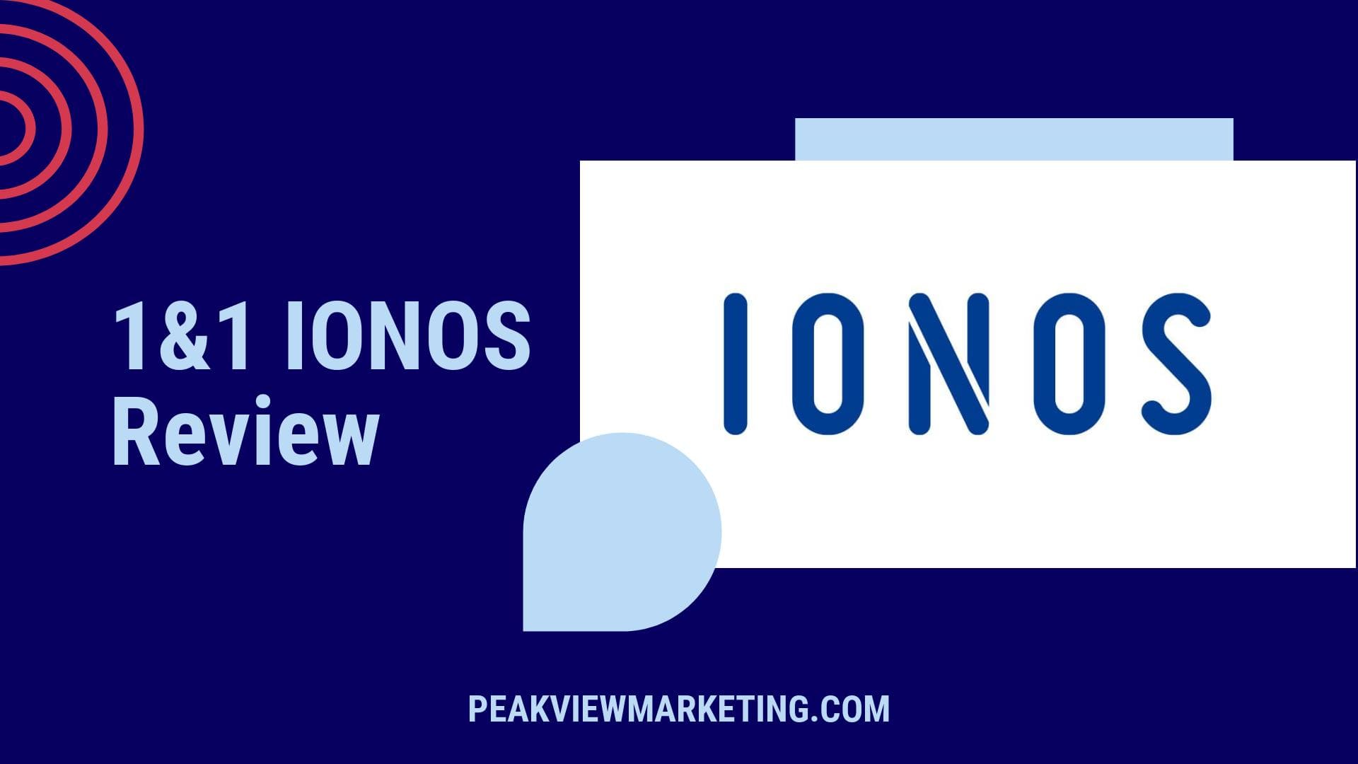 1&1 IONOS Review Image