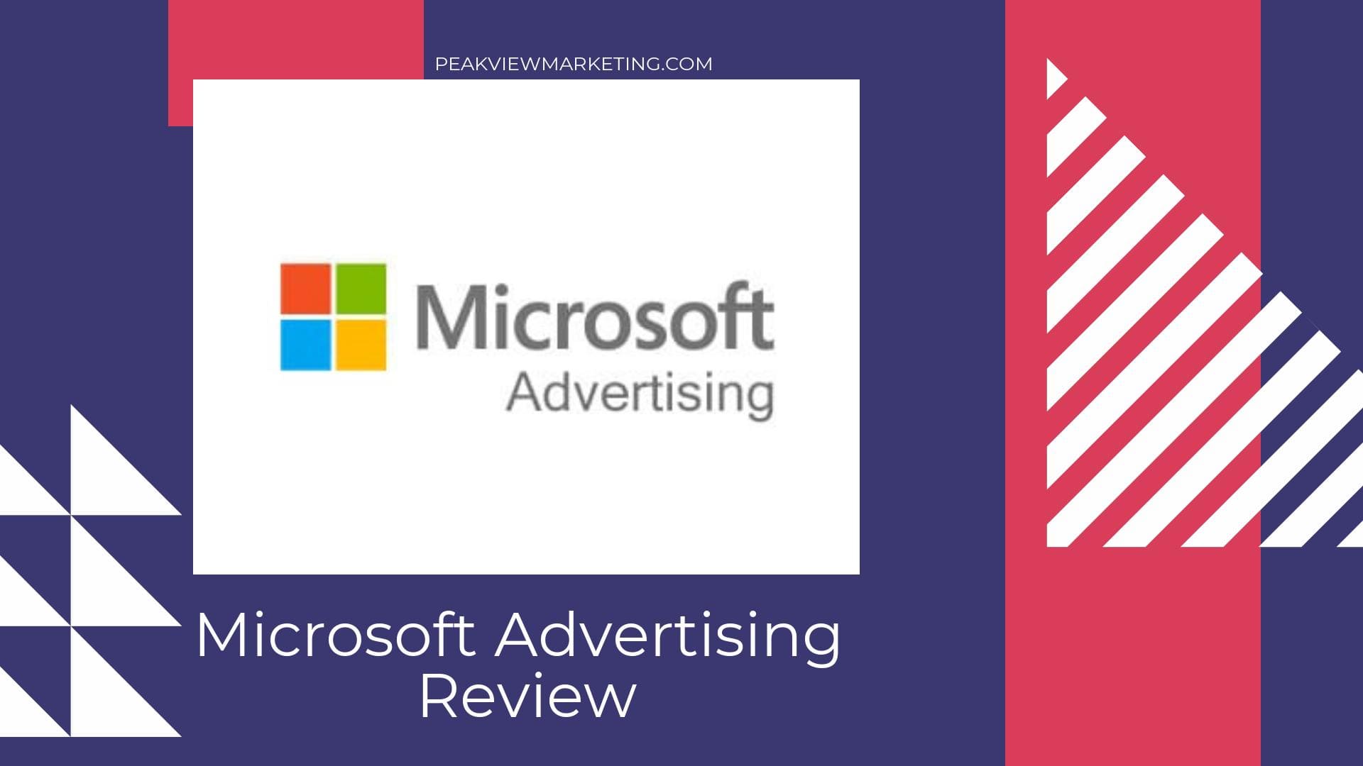 Microsoft Advertising Review Image