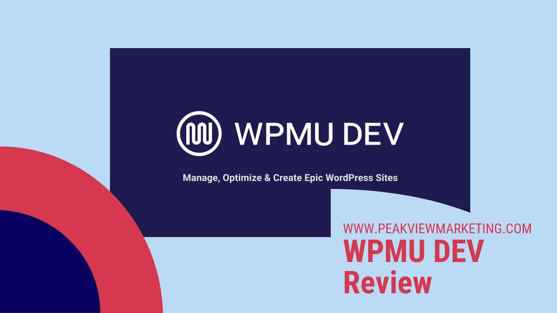 WPMU DEV Review Image